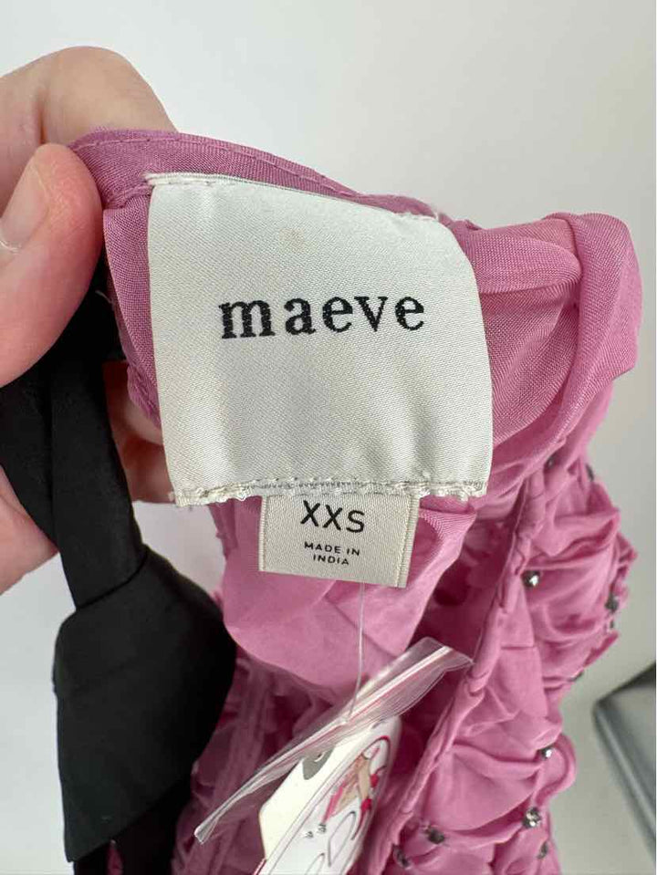 Size XXS MAEVE Purple Shirt