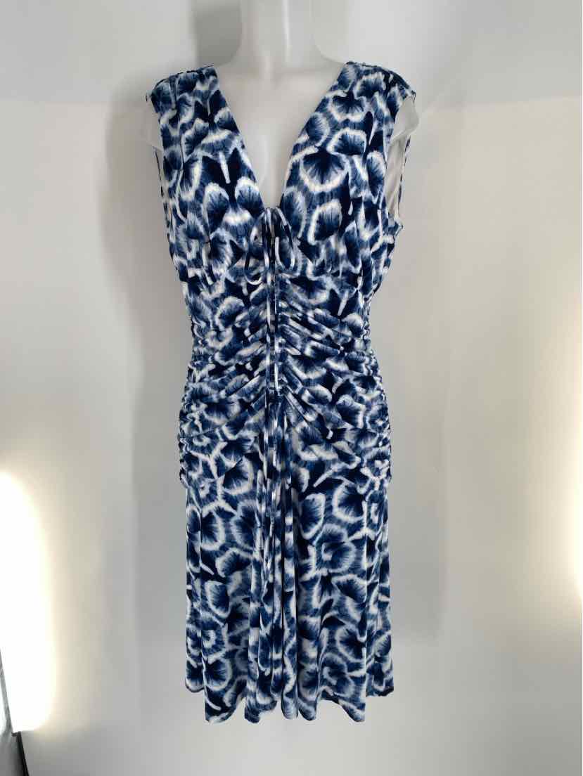 Size 12 White House Black Market Blue Dress