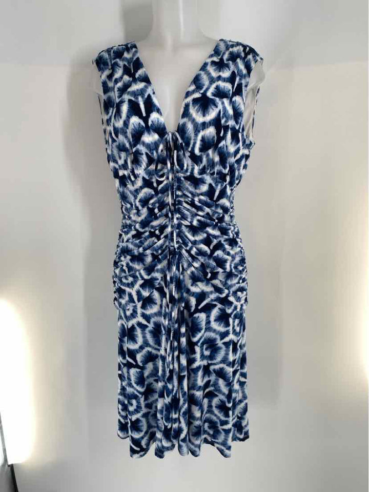 Size 12 White House Black Market Blue Dress