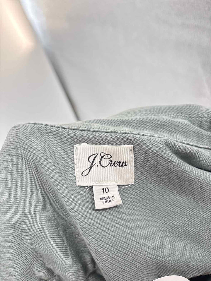 Size 10 J Crew Green Dress