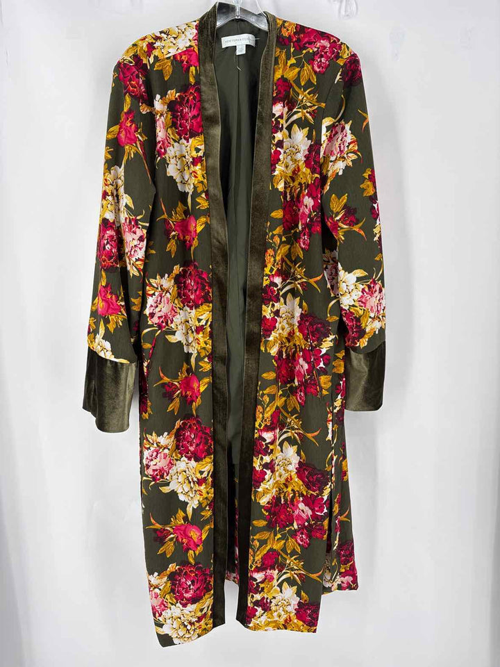 Size L/XL NY & CO Green Print Robe