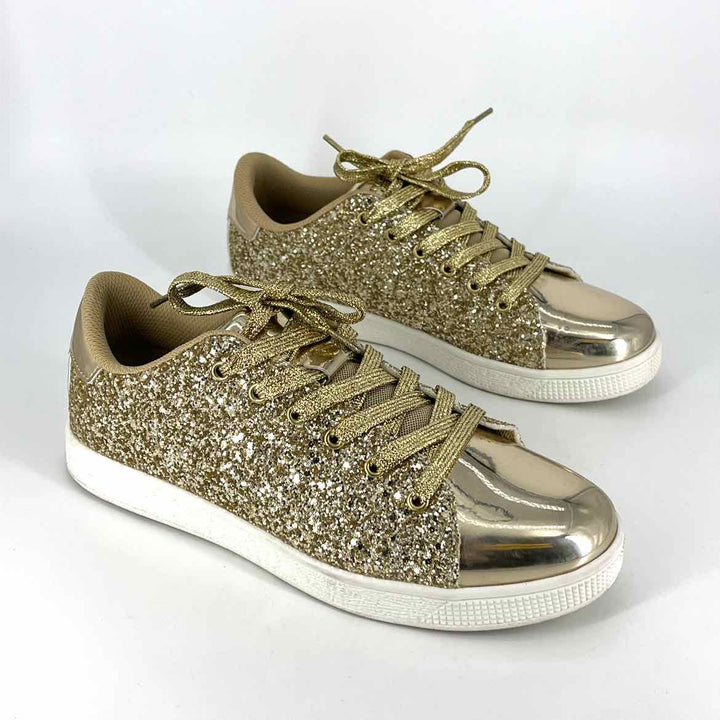 Shoe Size 10 Gold Sneakers