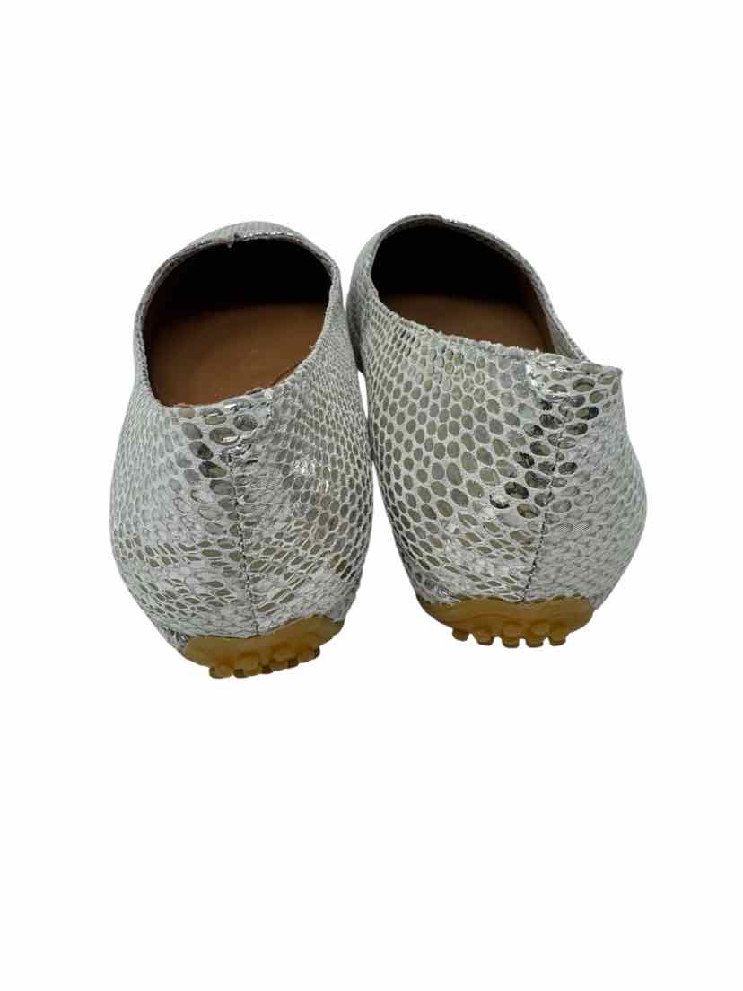 Shoe Size 9 Silver Flats