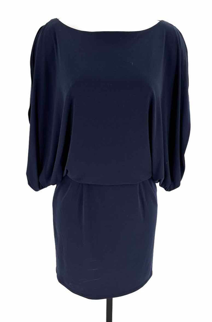 Size 4 Jessica Simpson Navy Dress