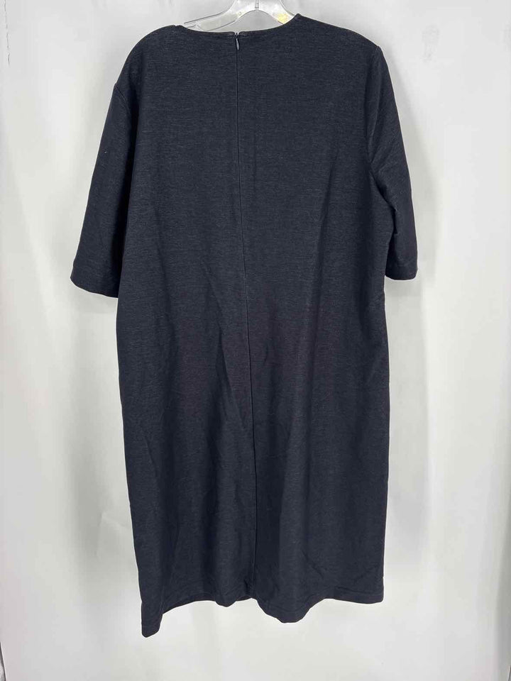 Size L MARINA RINALDI Denim Cotton Dress