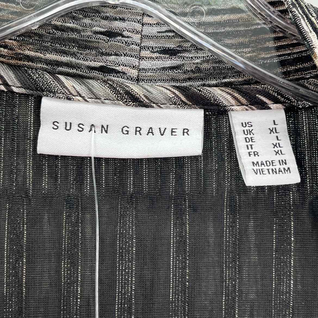 Size L SUSAN GRAVER Multi-Color Shirt