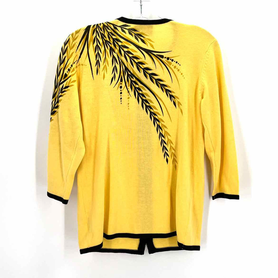 Size XXS BOB MACKIE Yellow Knit Sweater