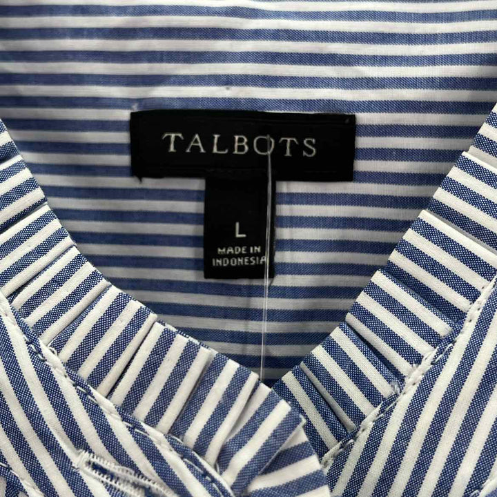 Size L Talbots Blue Shirt