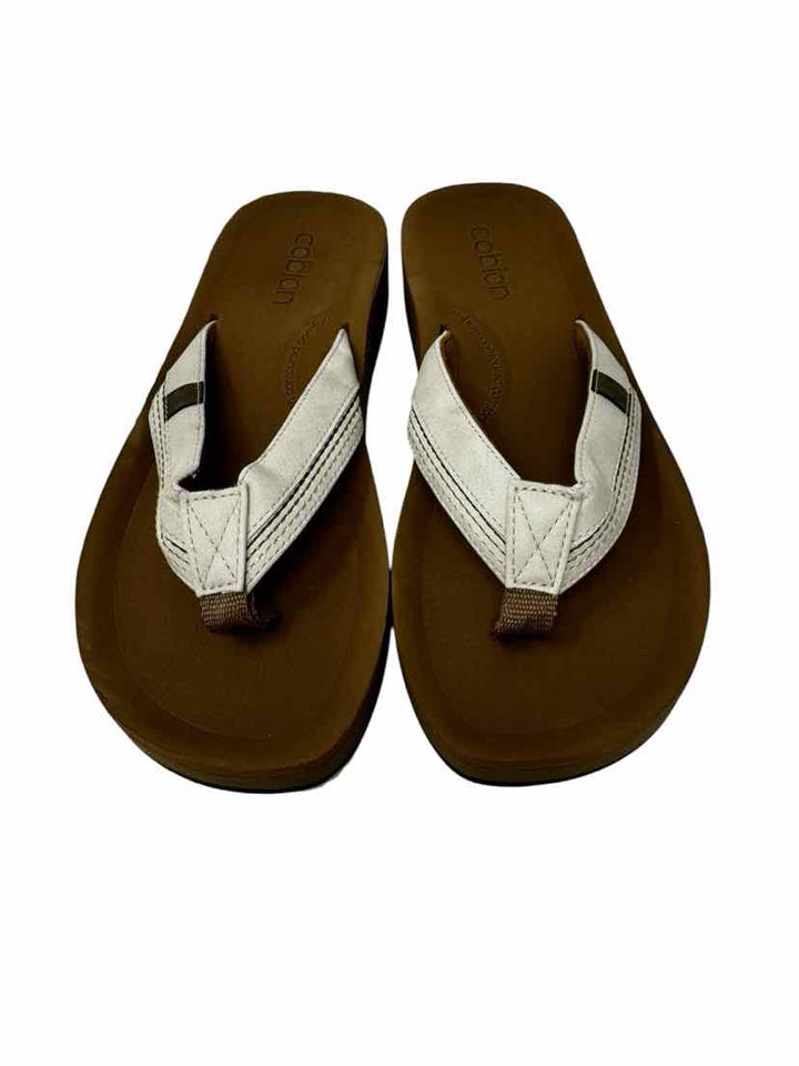 Shoe Size 6.5 Cream Sandals