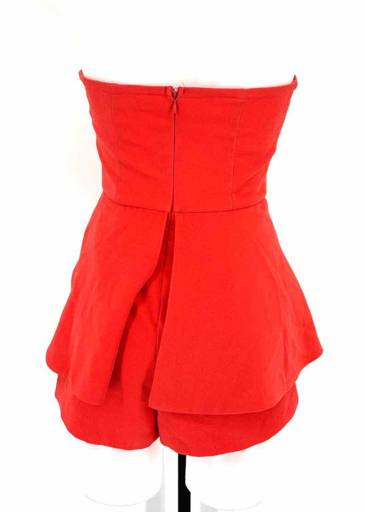 Size S THE IMPECABLE PIG Orange Romper