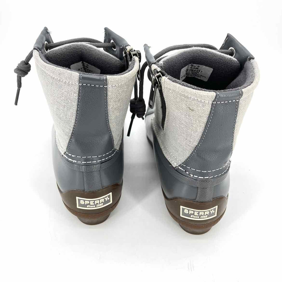 Shoe Size 5.5 Sperry Gray Rubber Boots