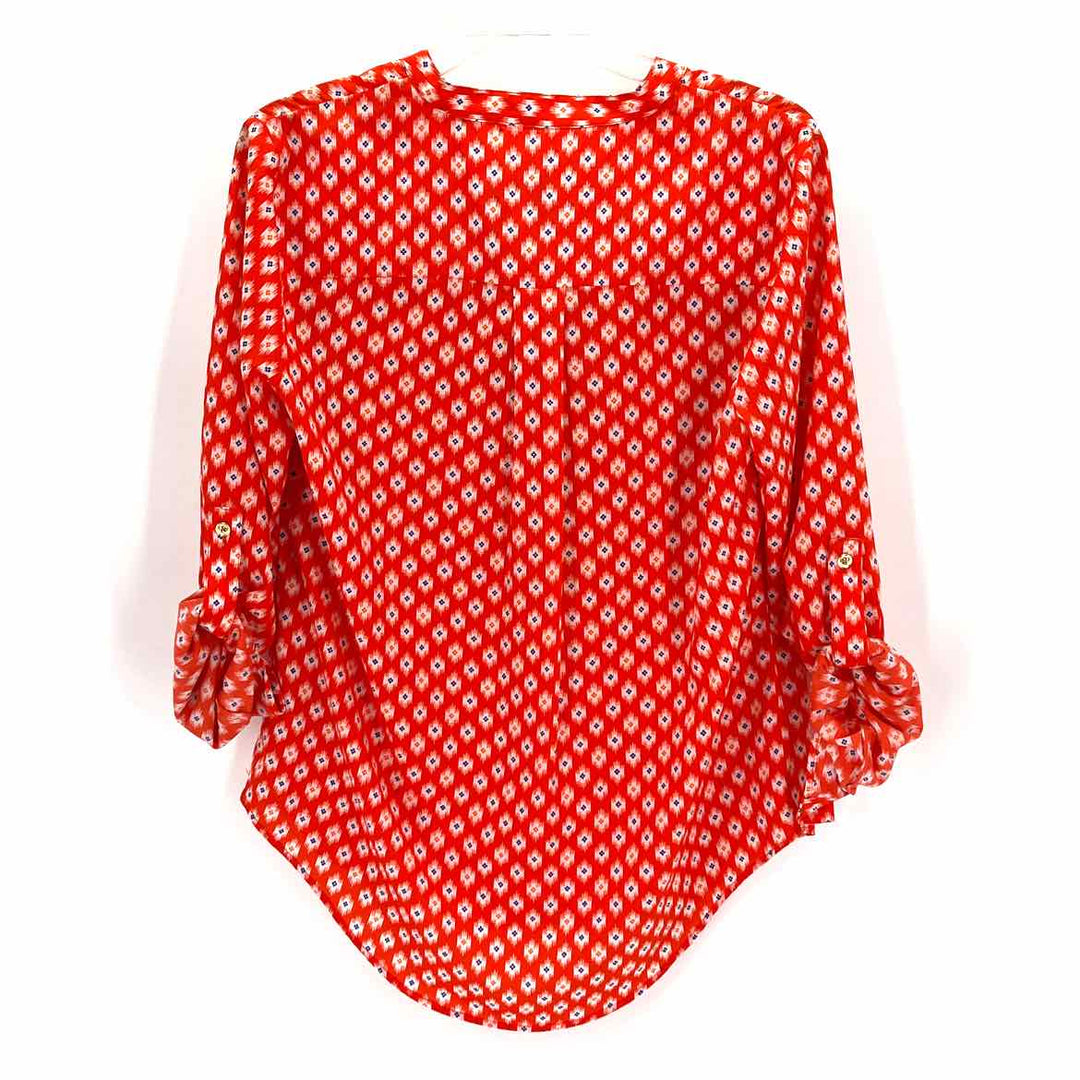 Size M Michael Kors ORANGE PRINT Shirt