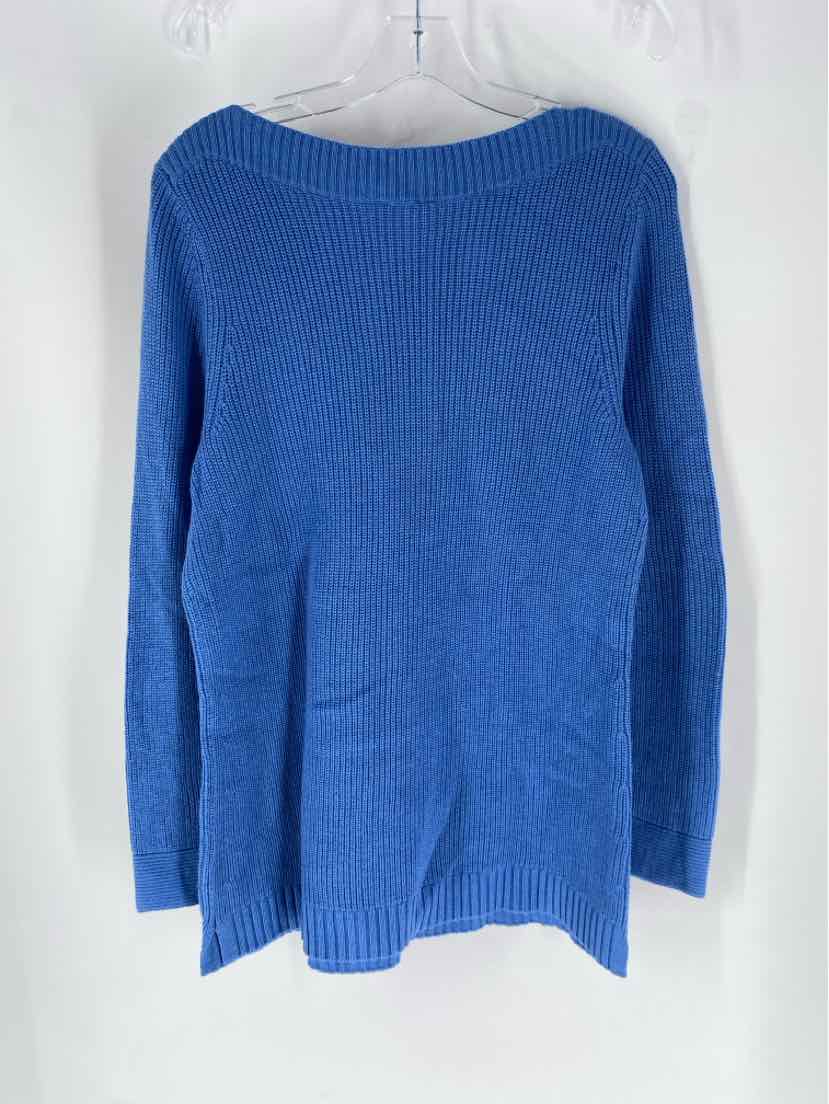 Size XL Talbots Blue Knit Sweater