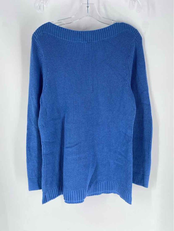 Size XL Talbots Blue Knit Sweater