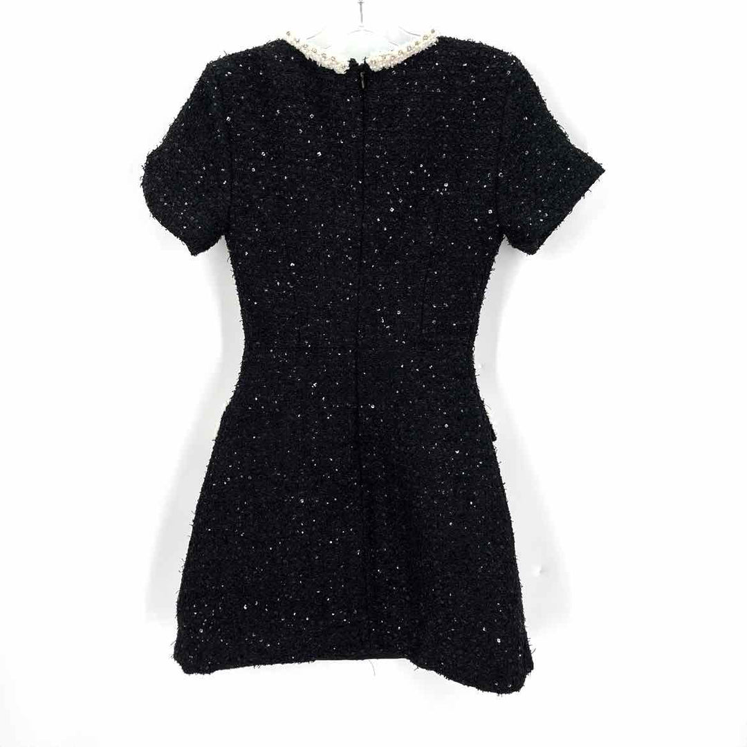 Size S/M FASHION NOVA Black Sequined Dress