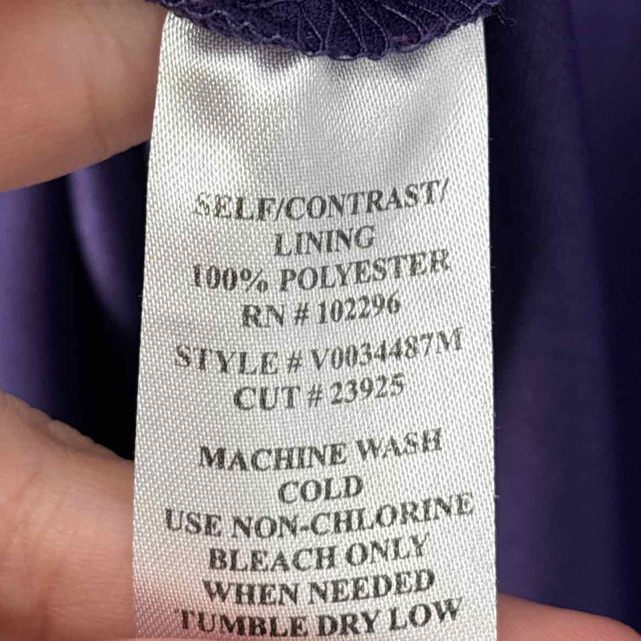 Size 12 CONNECTED APPAREL Purple Dress
