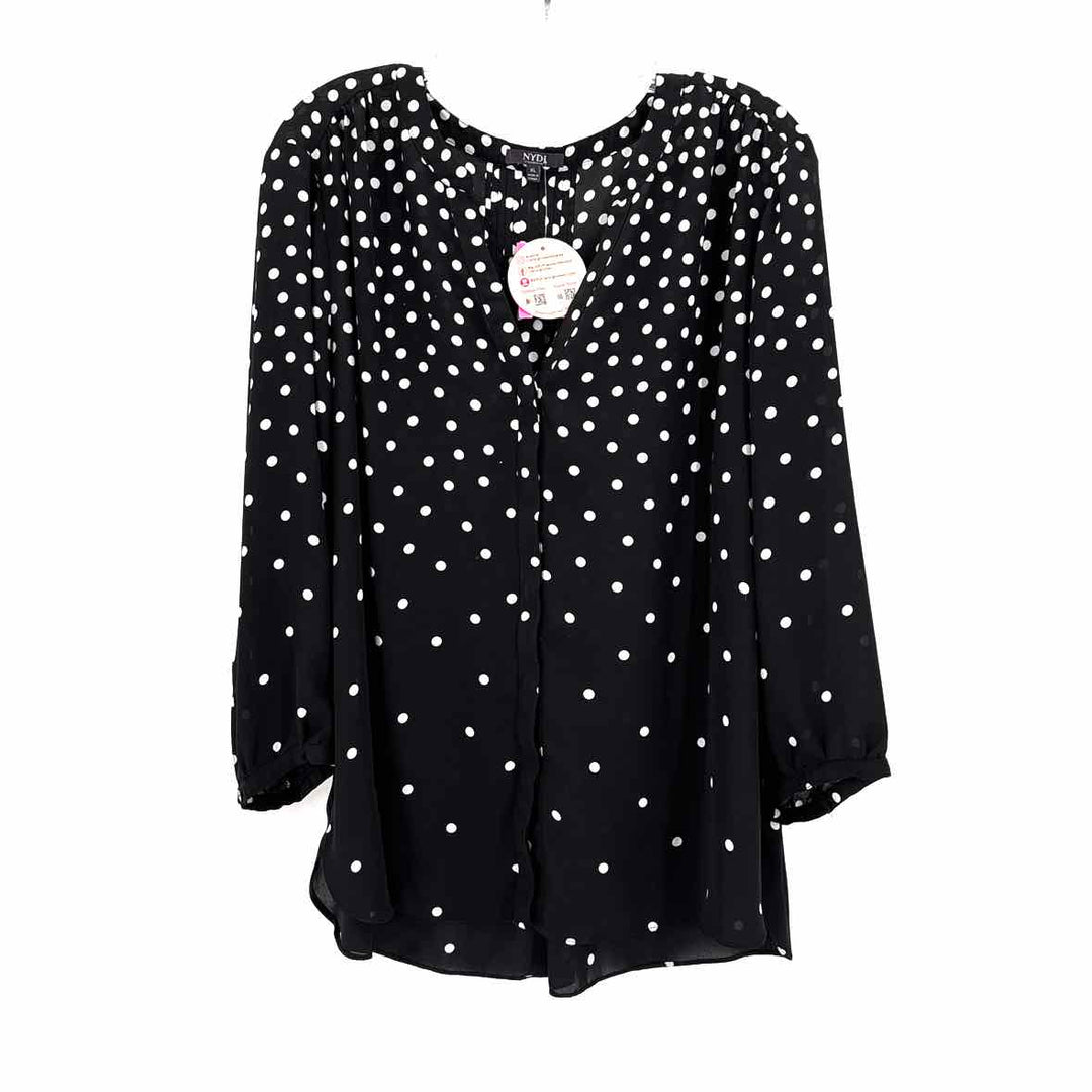 Size XL NYDJ Black Shirt