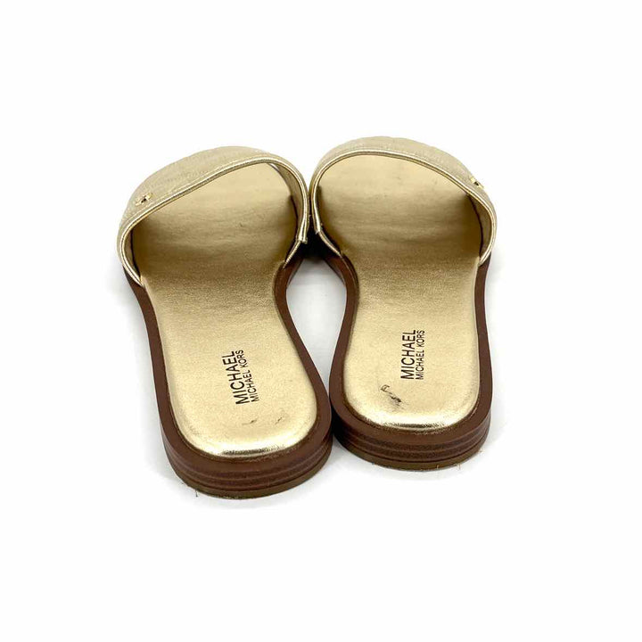 Shoe Size 8.5 Michael Kors Gold Sandals