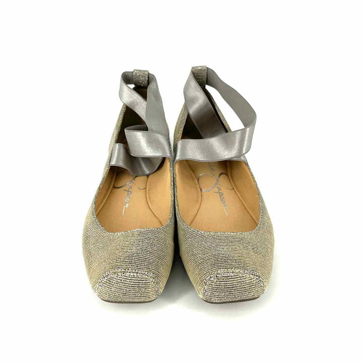 Shoe Size 8.5 Jessica Simpson Gold Flats