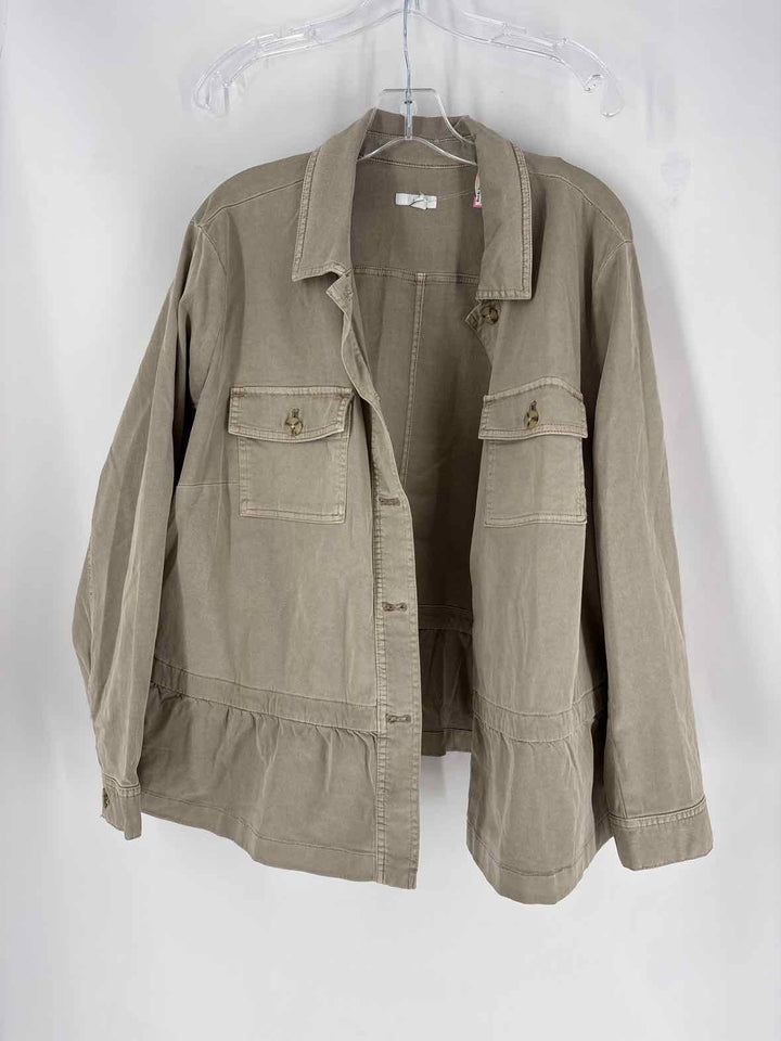 Size XL J JILL Tan Jacket