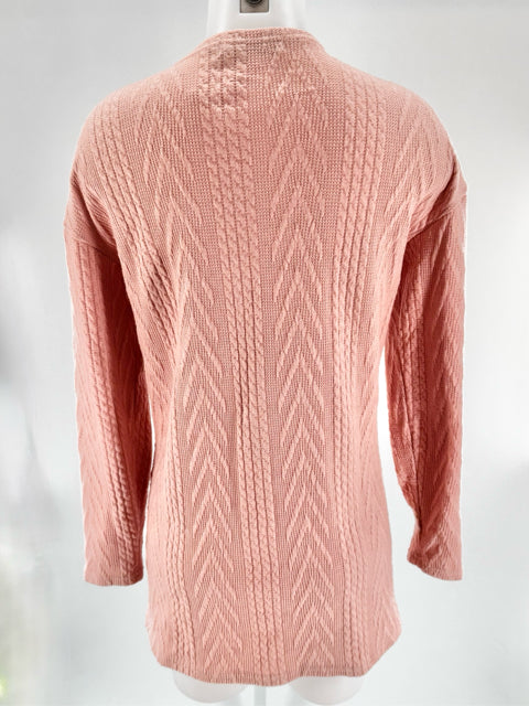 Size M Pink Knit Cardigan