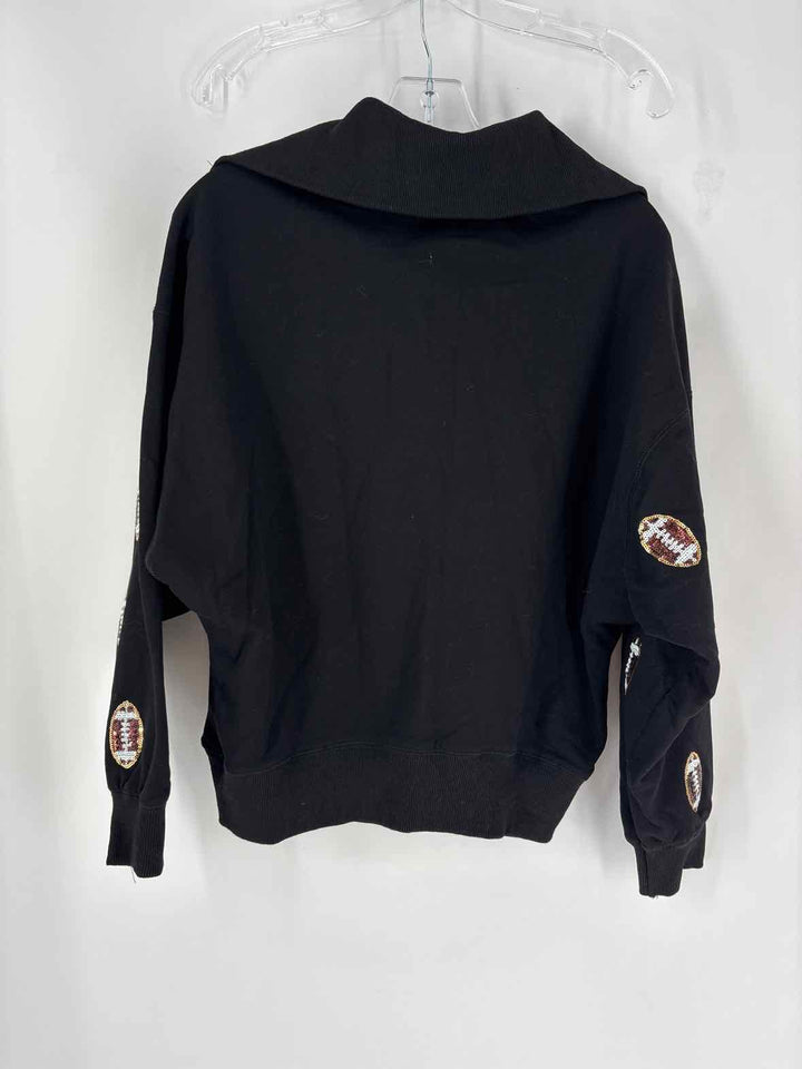 Size S PEACH LOVE Black Sweater
