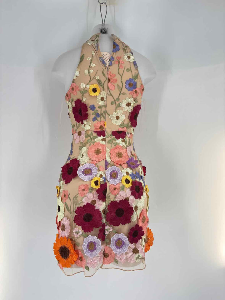 Size XS ENTRO TAN PRINT Dress
