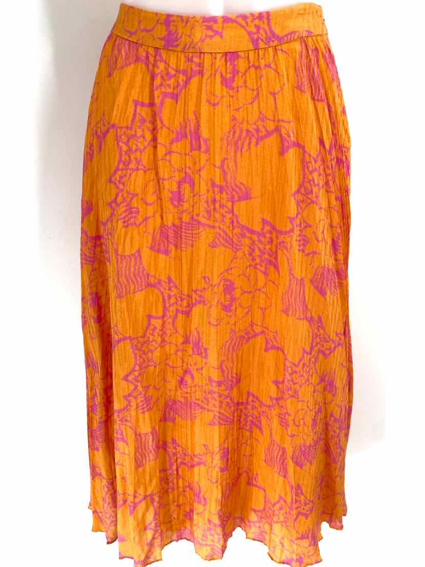 Size 8 TANYA TAYLOR Orange Skirt