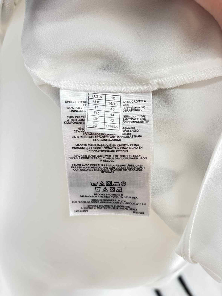 Size 10 Brooks Brothers White Shirt