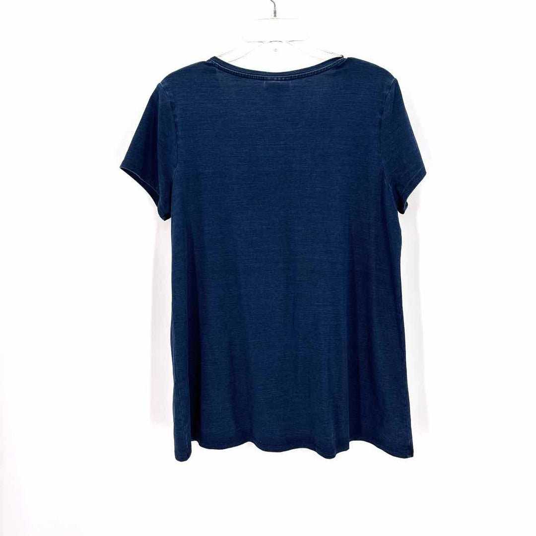 Size S J JILL Blue Cotton Shirt