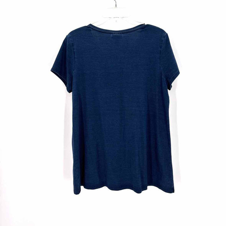 Size S J JILL Blue Cotton Shirt