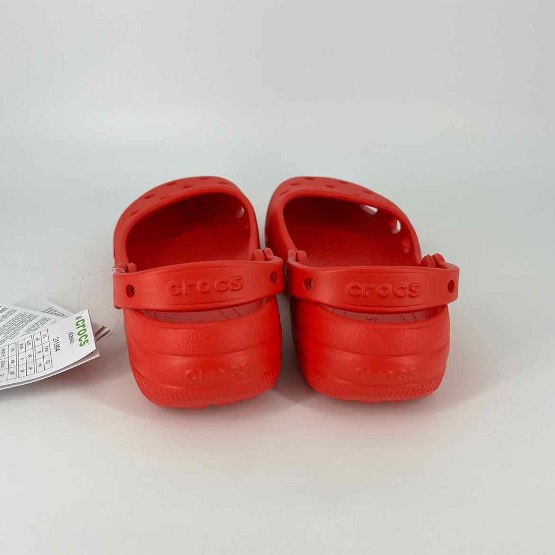 Shoe Size 8 Crocs Red Flats