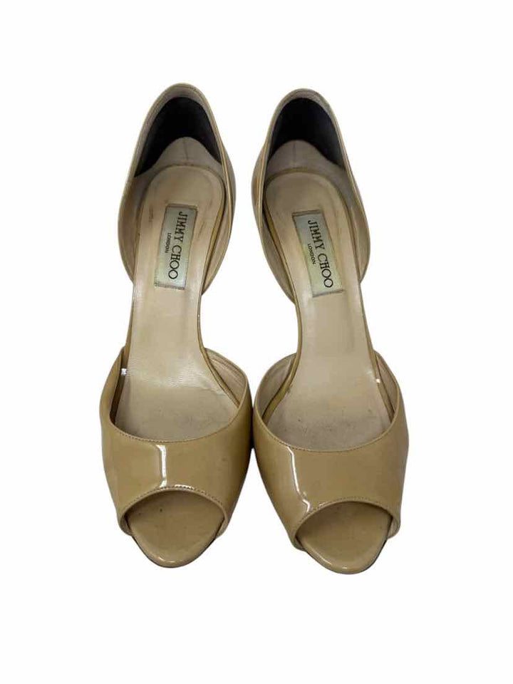 Shoe Size 39 JIMMY CHOO Nude PATENT Pumps