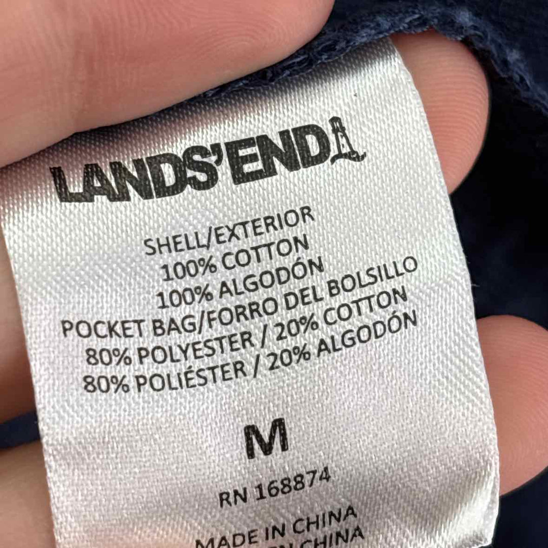 Size L LAND END Navy Corduroy Dress