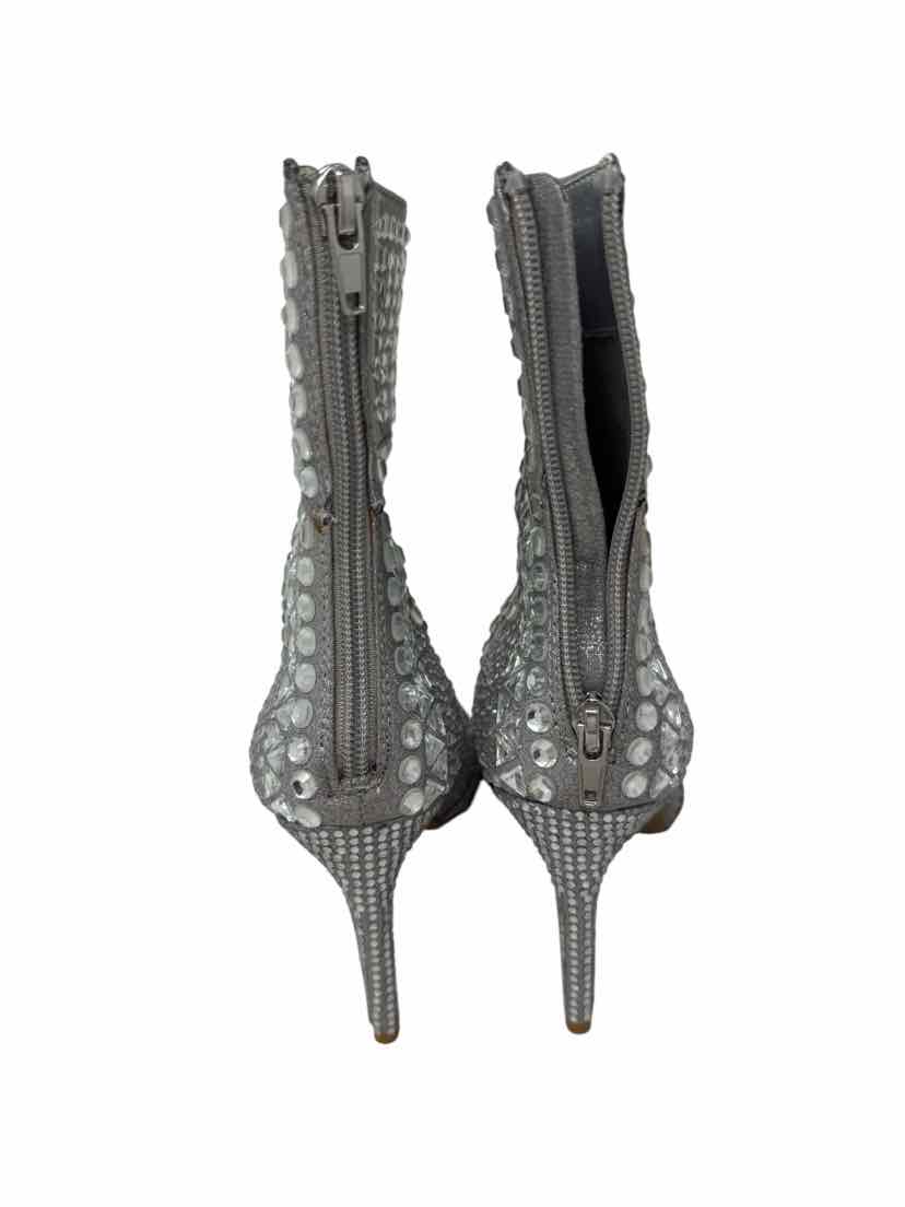Shoe Size 7 Steve Madden Silver Boots