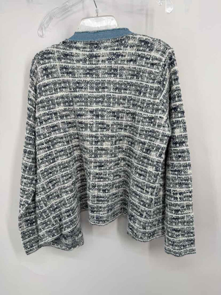 Size XL Blue Cardigan
