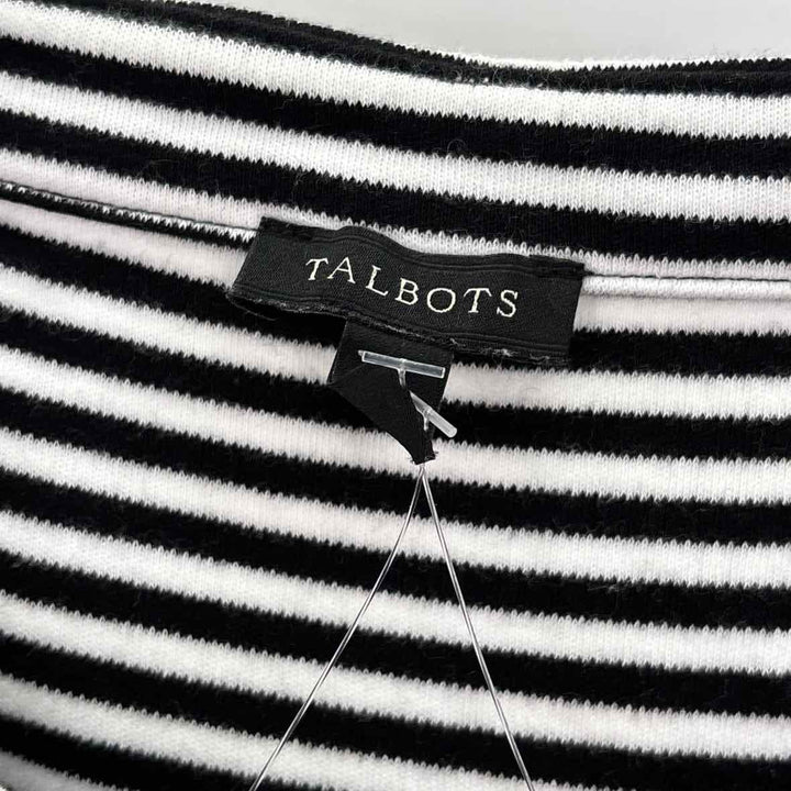 Size XL Talbots Black/White Dress