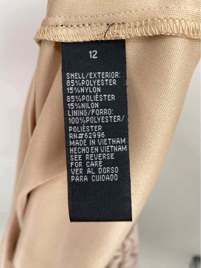 Size 12 Taupe Dress