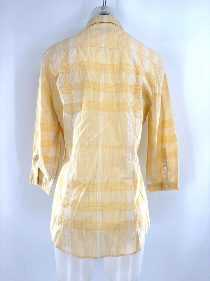 Size XL Burberry Yellow Cotton Luxury - Shirt