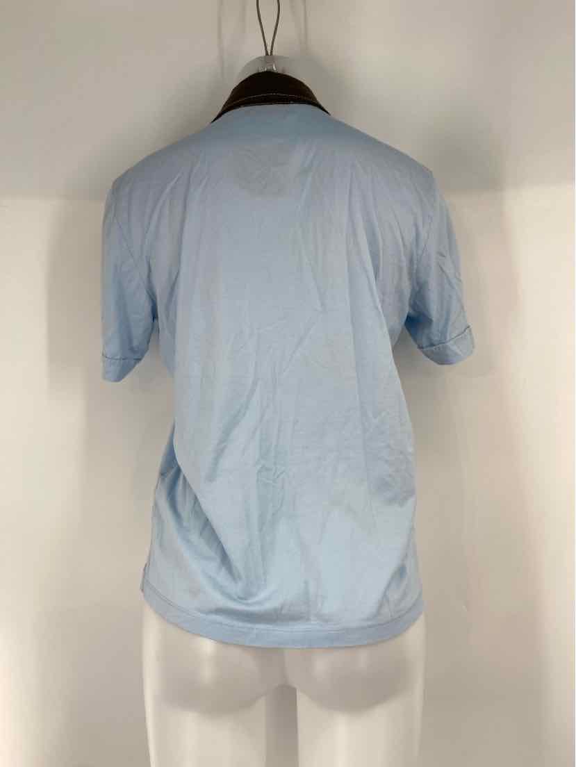 Size M Tory Burch Blue Cotton Shirt