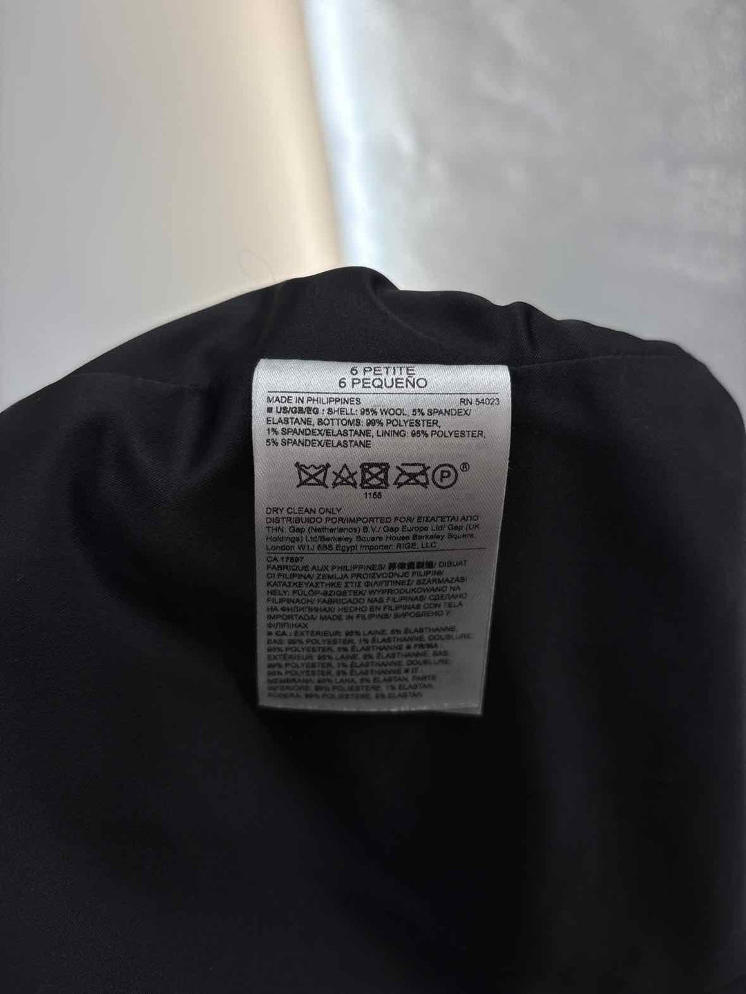 Size 6 Banana Republic Black Dress