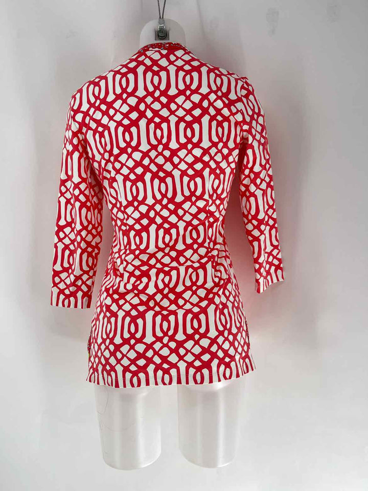 Size XS J MCLAUGHLIN Peach Shirt