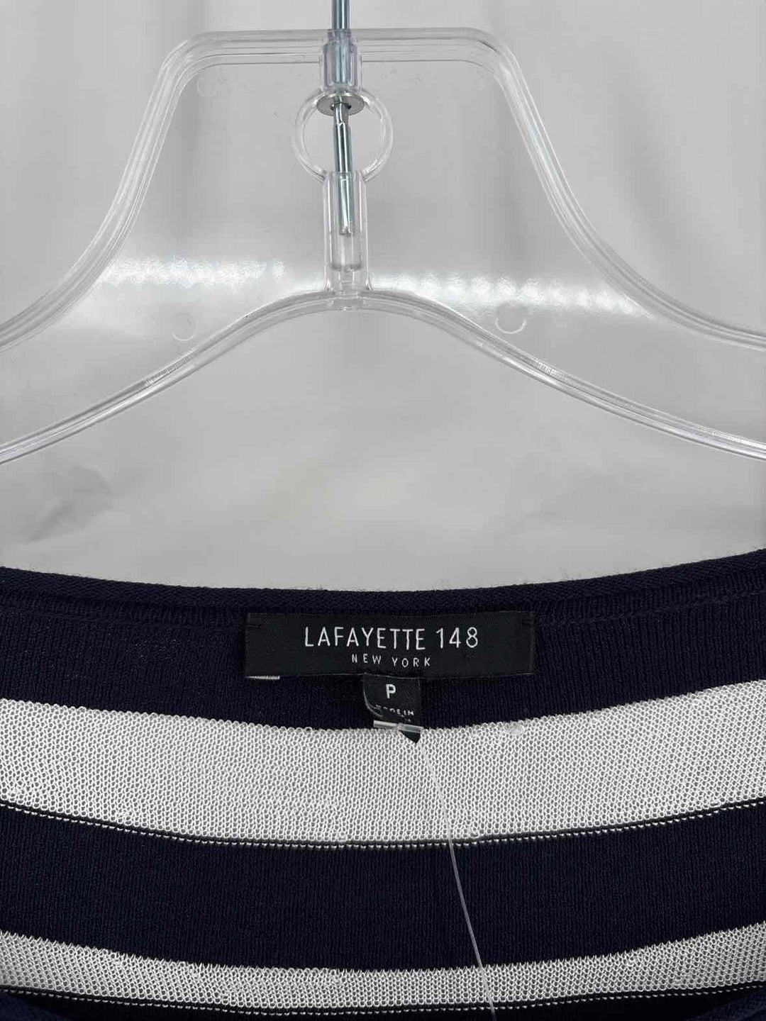 Size S LAFAYETTE Navy Print Shirt