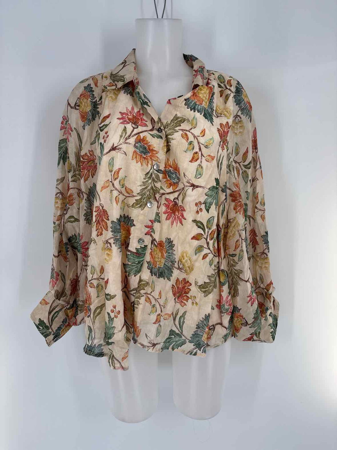 Size L ENTRO Tan Shirt