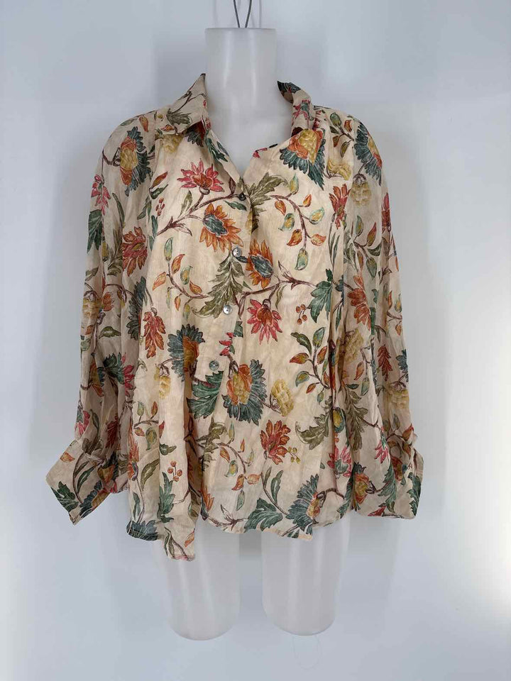 Size L ENTRO Tan Shirt