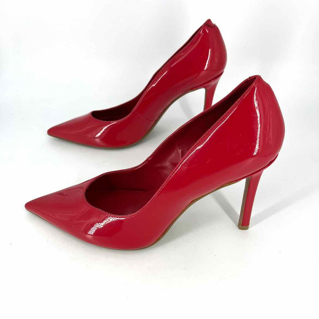 Shoe Size 9.5 Calvin Klein Red PATENT Pumps