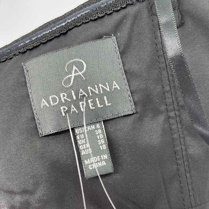 Size 6 Adrianna Papell Black Dress