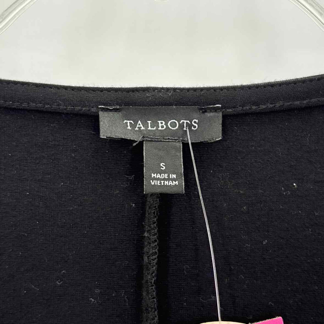 Size L Talbots Black Knit Sweater