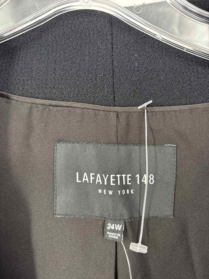 Size 24 LAFAYETTE Black Blazer