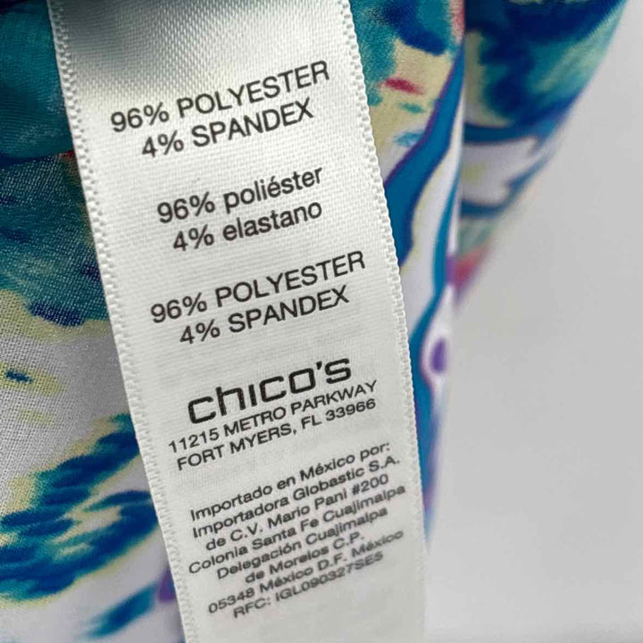 Size M Chico's Blue Shirt